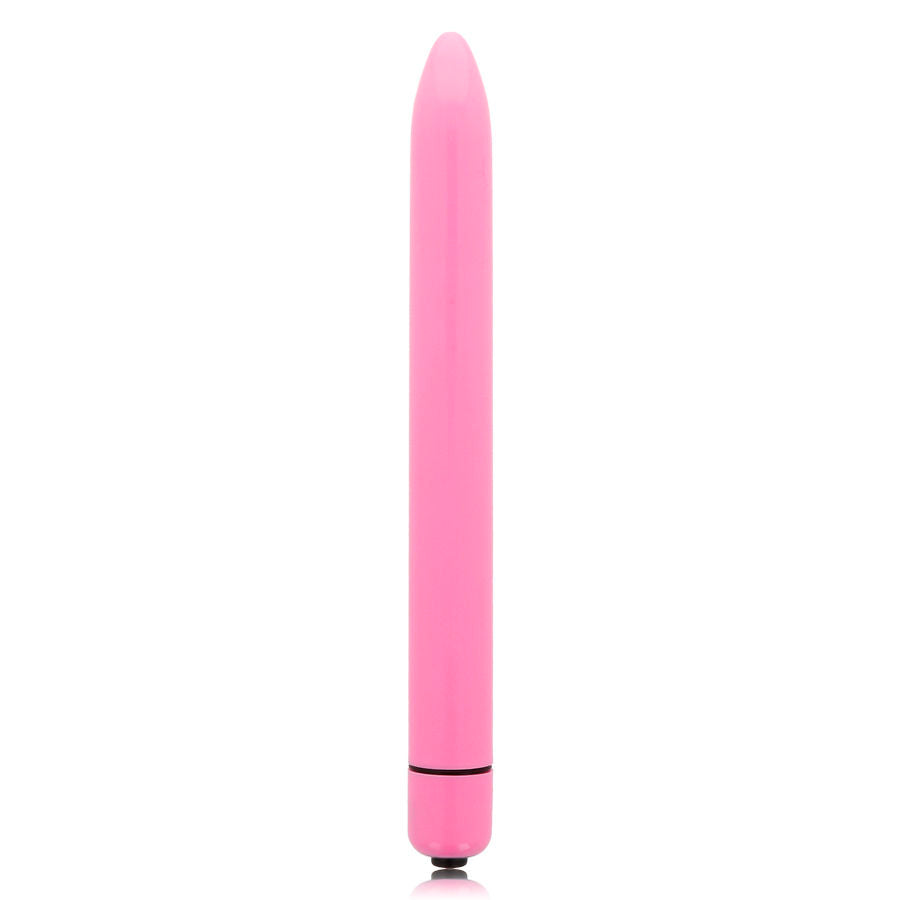 GLOSSY - VIBRADOR FINO ROSA PROFUNDO