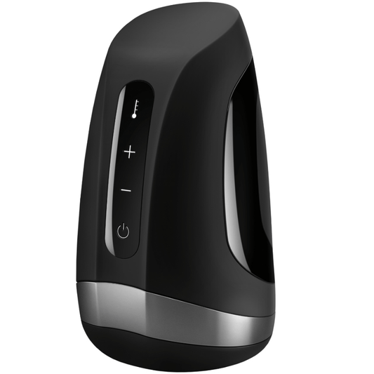 SATISFYER - MASTURBADOR MASCULINO CALOR VIBRACIÓN