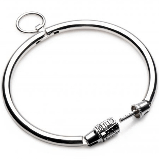 METAL HARD - COLAR DE METAL COMBINADO FECHO 12 CM
