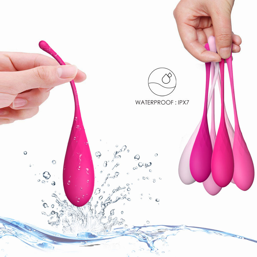 LESLIE - SET DE ENTRENAMIENTO DE MÚSCULOS PÉLVICOS KEGEL FIT 6 PESAS