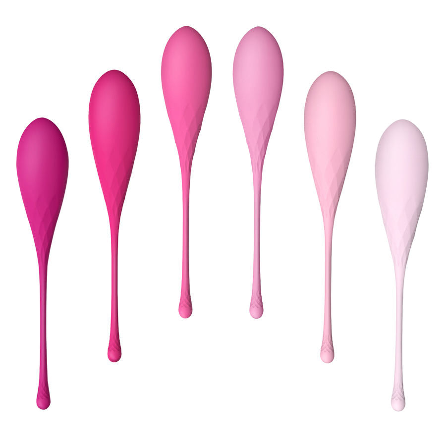 LESLIE - SET DE ENTRENAMIENTO DE MÚSCULOS PÉLVICOS KEGEL FIT 6 PESAS