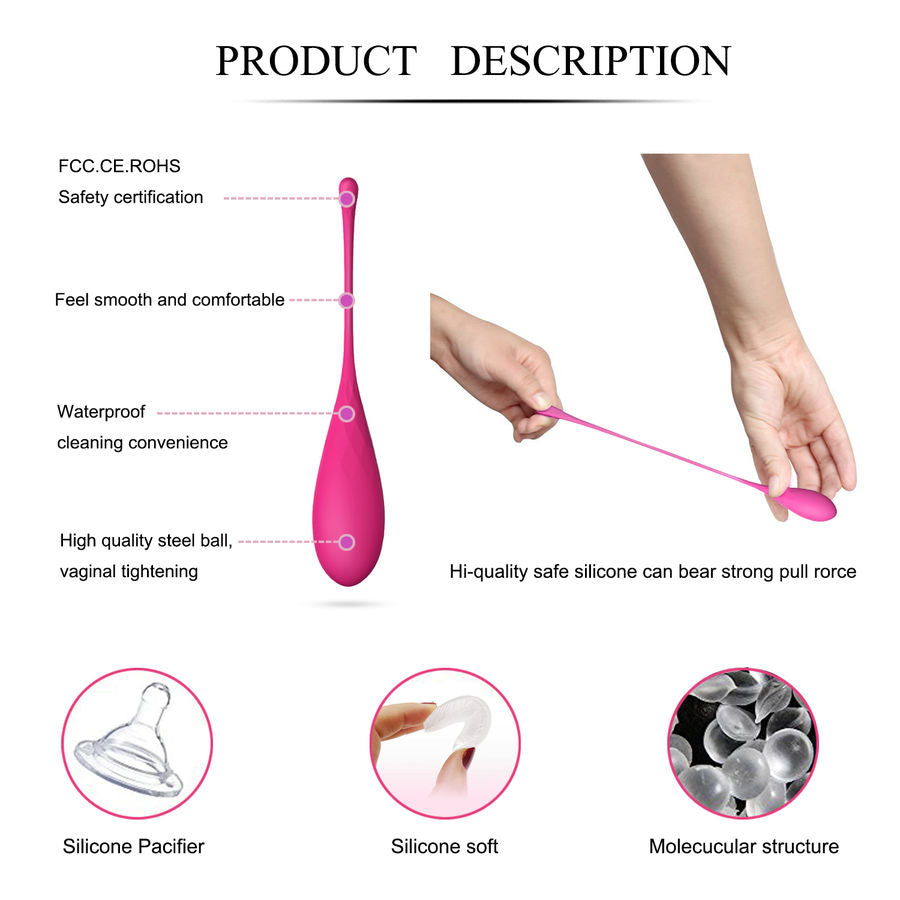 LESLIE - SET DE ENTRENAMIENTO DE MÚSCULOS PÉLVICOS KEGEL FIT 6 PESAS