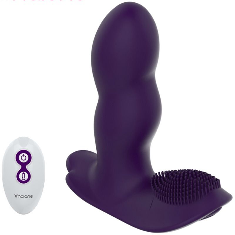 NALONE - MASSAGEADOR DE CONTROLE REMOTO LOLI - ROXO