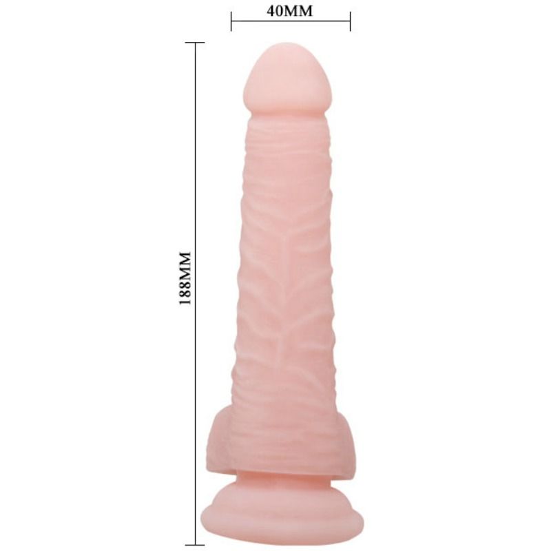 BAILE - DILDO NATURAL SUPER REALÍSTICO 18,8 CM
