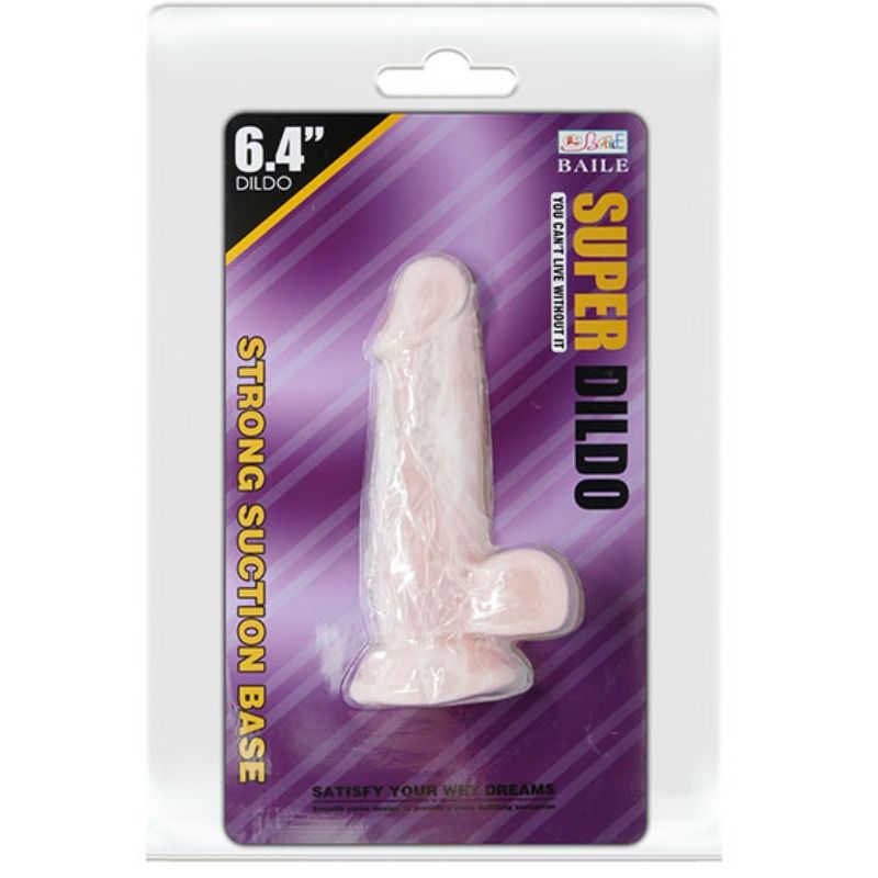 BAILE - DILDO NATURAL SUPER REALÍSTICO 16,5 CM
