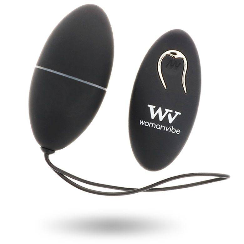 WOMANVIBE - ALSAN EGG CONTROLE REMOTO PRETO SILICONE PRETO - Toys "n" Us