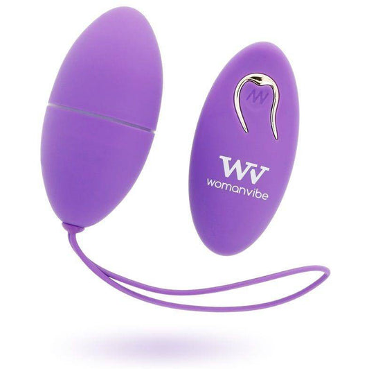 WOMANVIBE - ALSAN EGG CONTROLE REMOTO PRETO SILICONE ROXO - Toys "n" Us