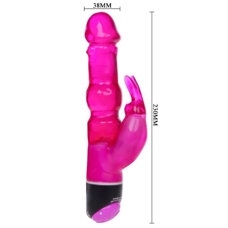 BAILE - WAVES OF PLEASURE VIBRADOR FANTASY CON RABBIT LILA 23 CM