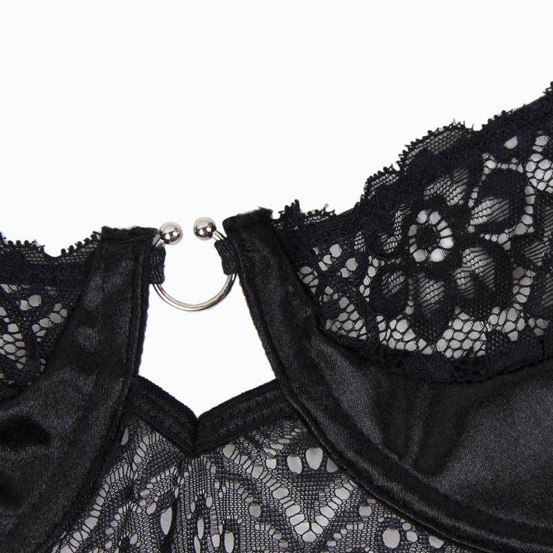 SUBBLIME - CORSET CORSET E CINTO PRETO L/XL
