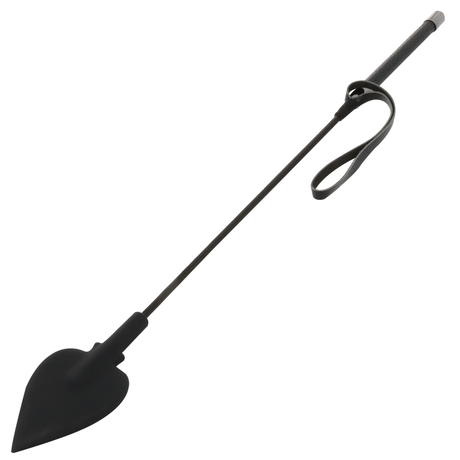 OSCURIDAD - LÁTIGO DE SILICONA NEGRO 60CM