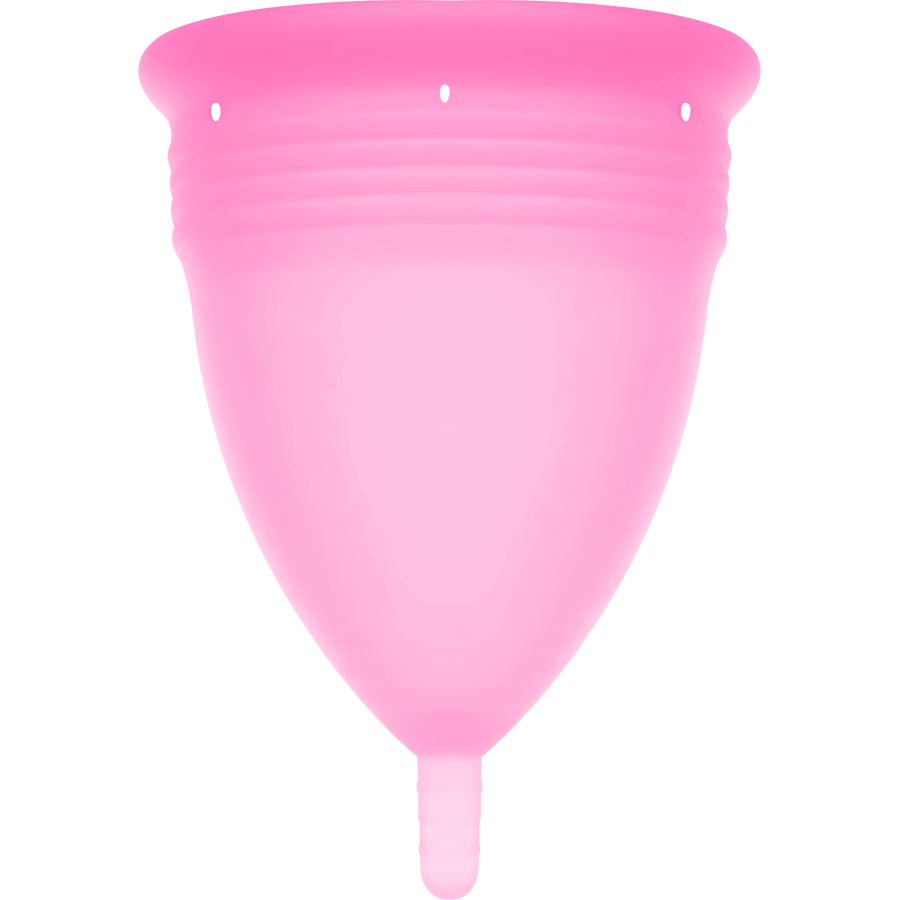 STERCUP - COPO MENSTRUAL DE SILICONE FDA ROSA - TAMANHO G
