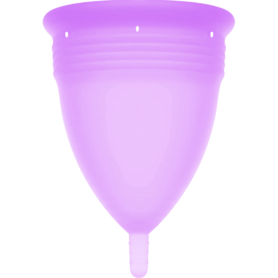 STERCUP - COPO MENSTRUAL DE SILICONE FDA VIOLETA - TAMANHO P
