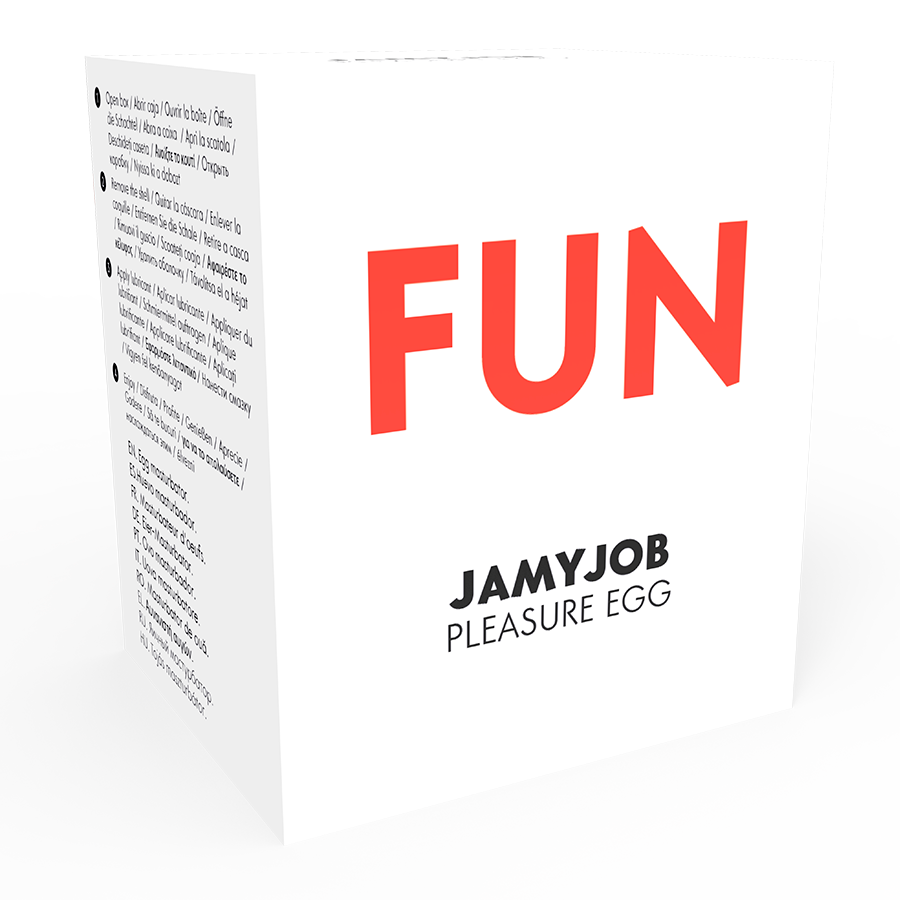 JAMYJOB - HUEVO MASTURBADOR EDICIÓN ROJA DISCRETO