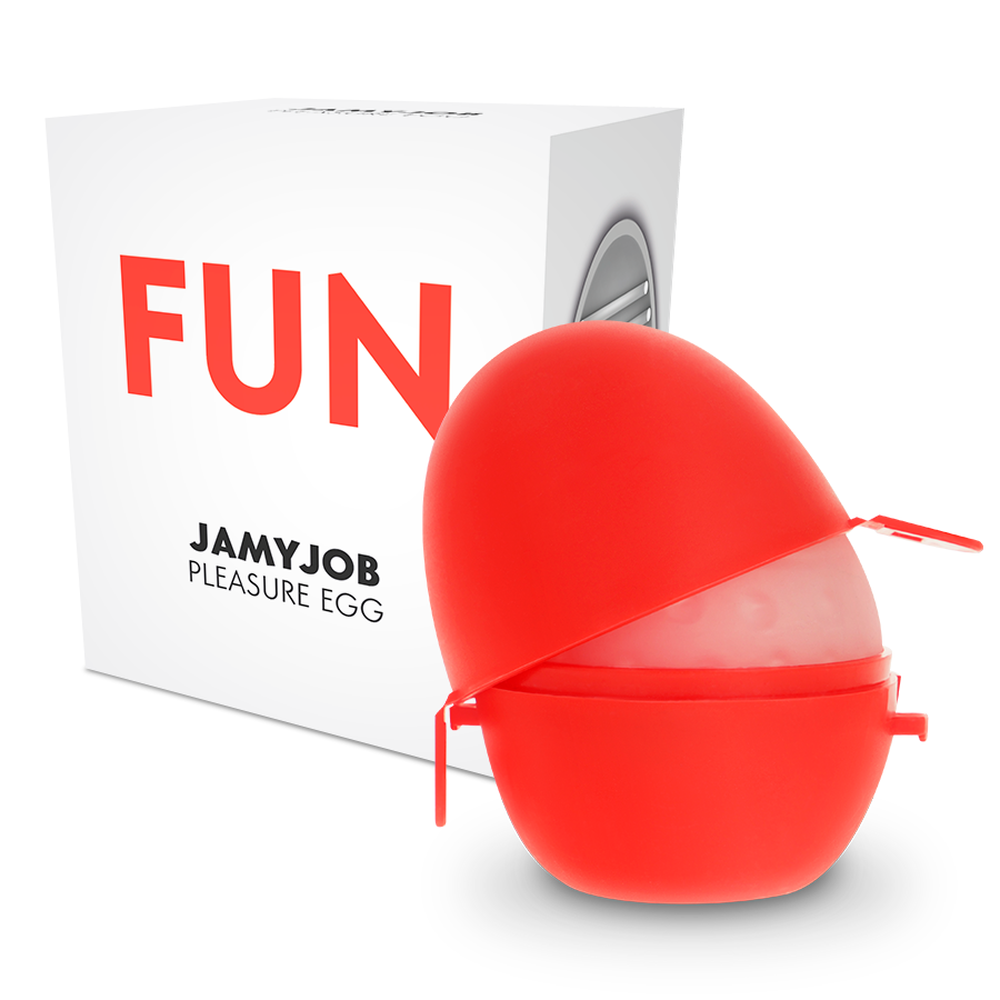 JAMYJOB - HUEVO MASTURBADOR EDICIÓN ROJA DISCRETO