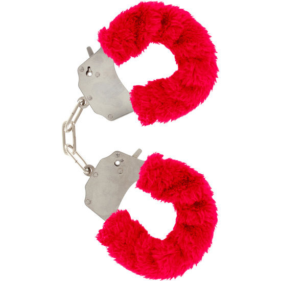 TOYJOY - ALGEMAS FURRY FUN BONDAGE VERMELHO