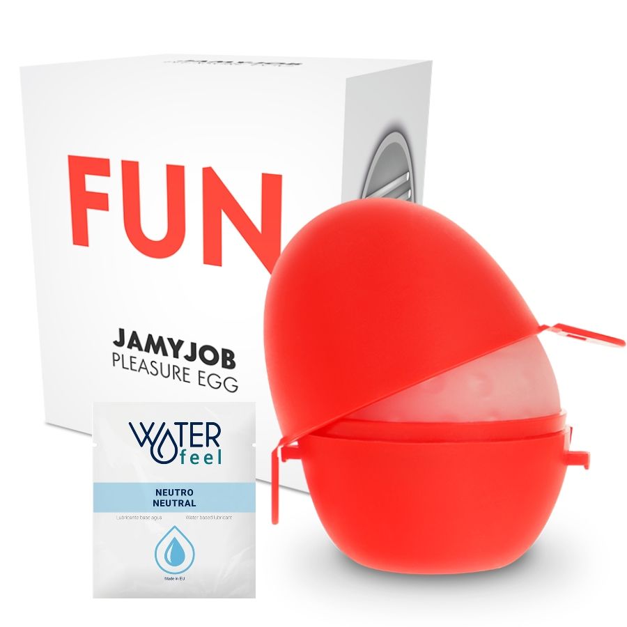 JAMYJOB - HUEVO MASTURBADOR EDICIÓN ROJA DISCRETO