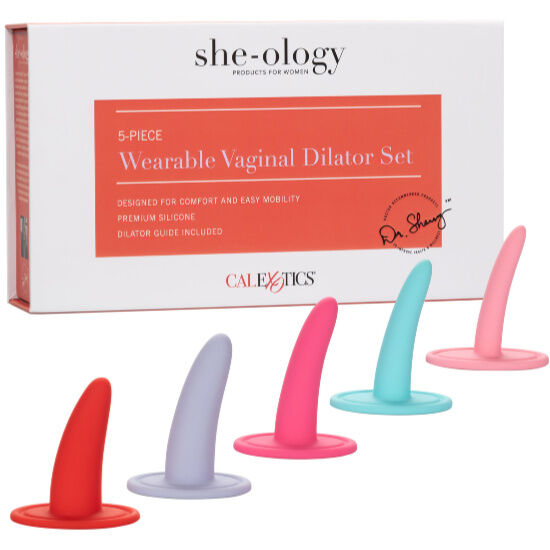 CALEXOTICS - CONJUNTO DE DILATADORES VESTÍVEIS COM 5 PEÇAS