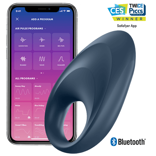 SATISFYER - APLICATIVO VIBRADOR MIGHTY ONE RING