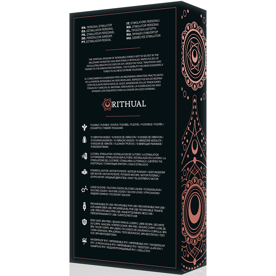 RITHUAL - ANUSARA DUAL RECARREGÁVEL MOTOR 2.0 PRETO
