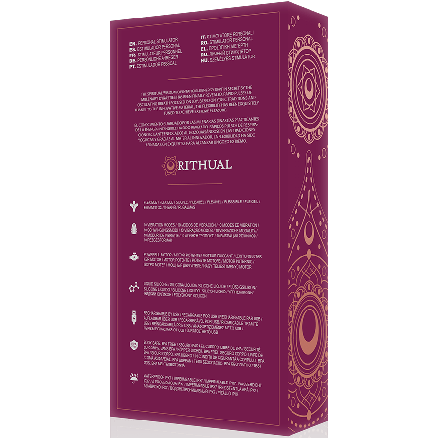 RITHUAL - KRIYA STIMULAODR RECARREGÁVEL G-POINT PRETO