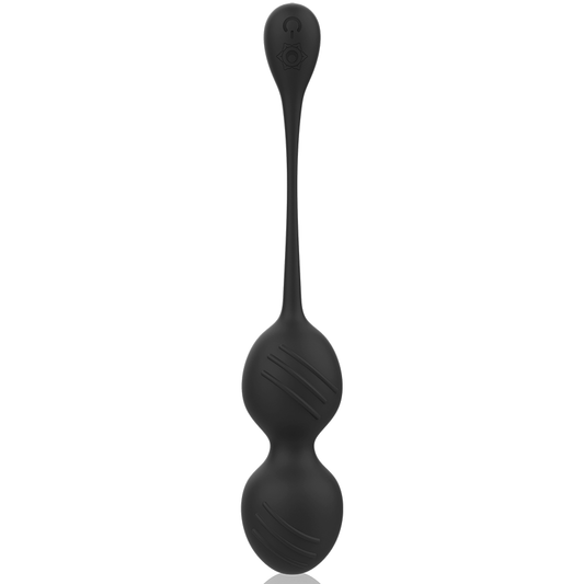 RITHUAL - BOLAS DE KEGEL VIBRATÓRIAS RECARREGÁVEIS NISHA PRETAS
