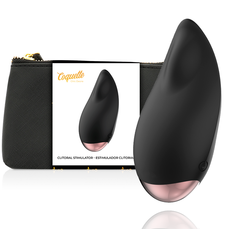COQUETTE CHIC DESIRE - ESTIMULADOR CLÍTORIAL GOTA NEGRO/DORADA