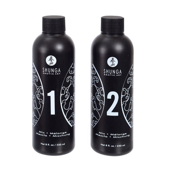 SHUNGA - GEL DE MASSAGEM ERÓTICA CORPO A CORPO ORIENTAL MORANGOS E CAVA 