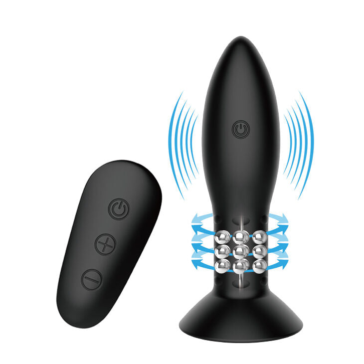 MR PLAY - CONTROLE REMOTO COM BOLINHAS GIRATÓRIAS PRETAS
