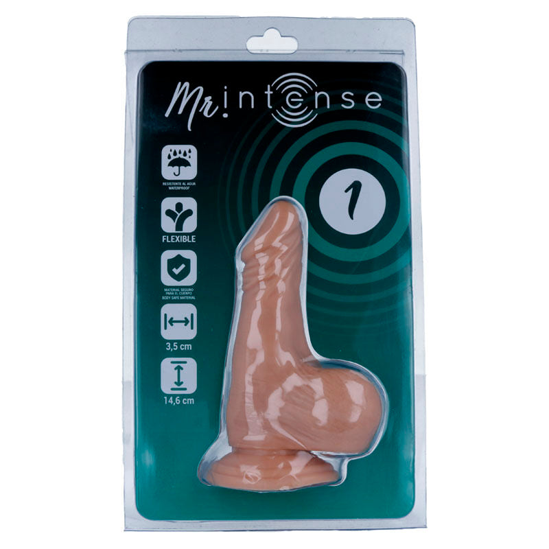 MR INTENSE - 1 Pênis Realista 14,6 CM -O- 3,5 CM