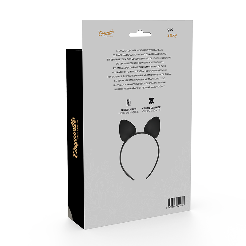COQUETTE CHIC DESIRE - FAIXA DE CABEÇA COM ORELHAS DE GATO