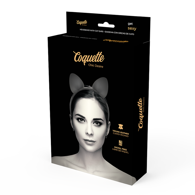 COQUETTE CHIC DESIRE - FAIXA DE CABEÇA COM ORELHAS DE GATO