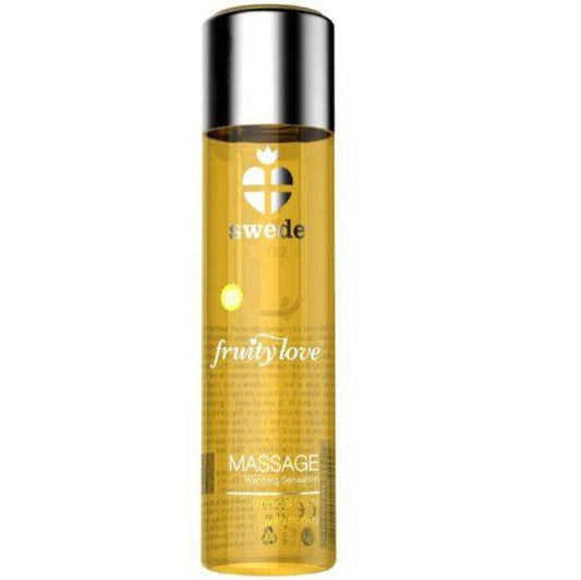 SWEDE - ÓLEO DE MASSAGEM COM EFEITO CALOR E AMOR FRUITY LOVE TROPICAL FRUTY COM MEL 60 ML