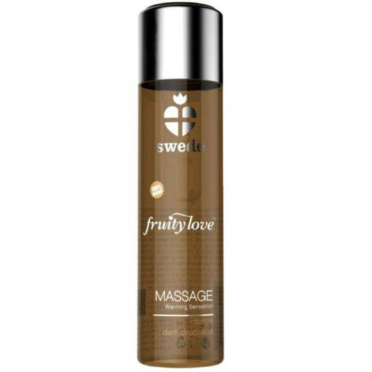 SWEDE - ÓLEO DE MASSAGEM COM EFEITO CALOR E AMOR FRUTADO CHOCOLATE AMARGO INTENSO 60 ML