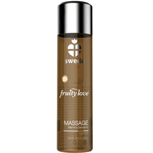 SWEDE - ÓLEO DE MASSAGEM COM EFEITO CALOR E AMOR FRUTADO CHOCOLATE AMARGO INTENSO 120 ML