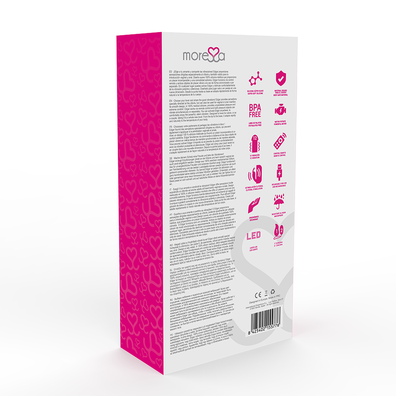 MORESSA - CONTROLE REMOTO DE SILICONE PREMIUM EDGAR