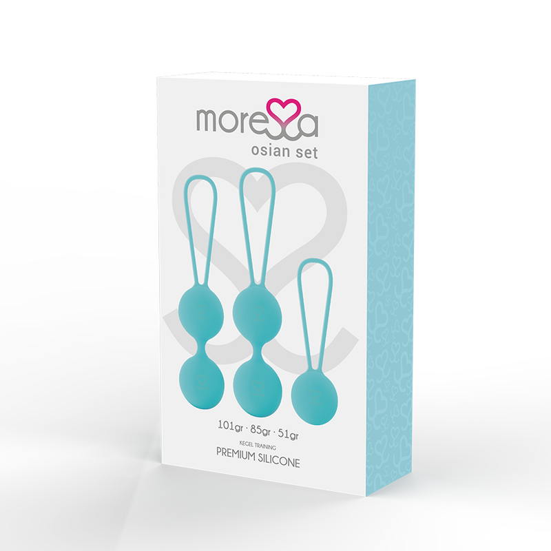MORESSA - OSIAN SET PREMIUM TURQUESA SILICONE