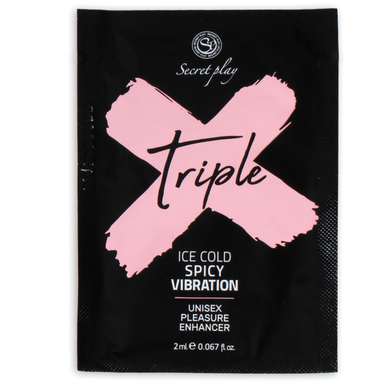 SECRETPLAY - INTENSIFICADOR DE PRAZER TRIPLO X EM DOSE ÚNICA