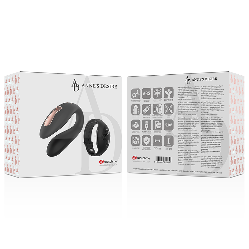 EL DESEO DE ANNE - TECNOLOGÍA DE DOBLE PLACER A WATCHME BLACK
