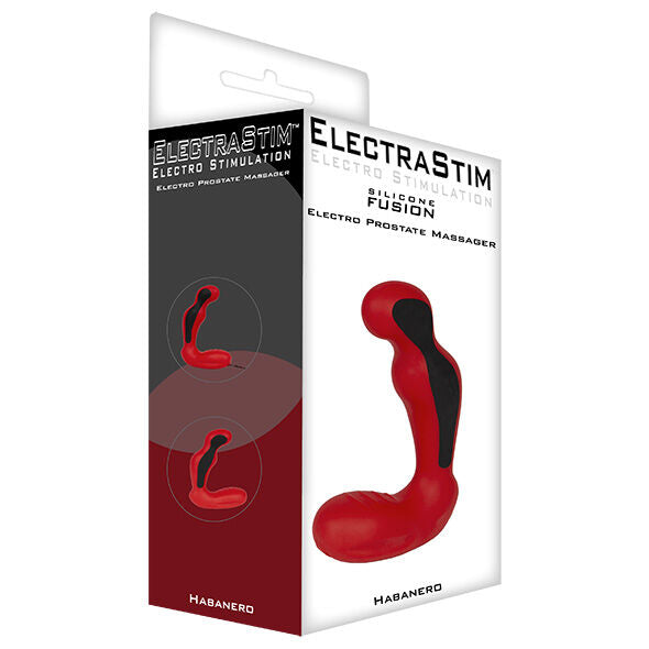ELECTRASTIM - MASSAGEADOR DE PRÓSTATA COM FUSÃO DE SILICONE HABANERO