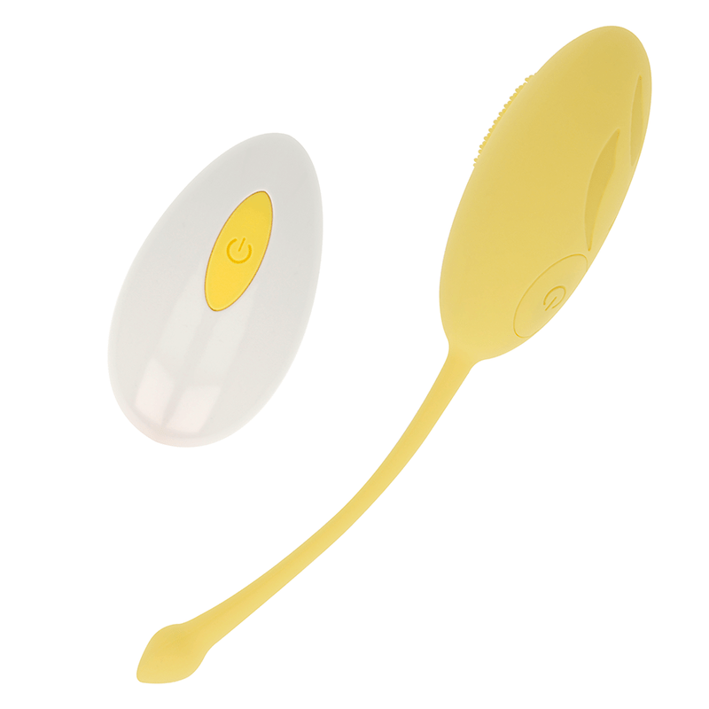 OHMAMA - HUEVO TEXTURIZADO VIBRANTE 10 MODOS AMARILLO