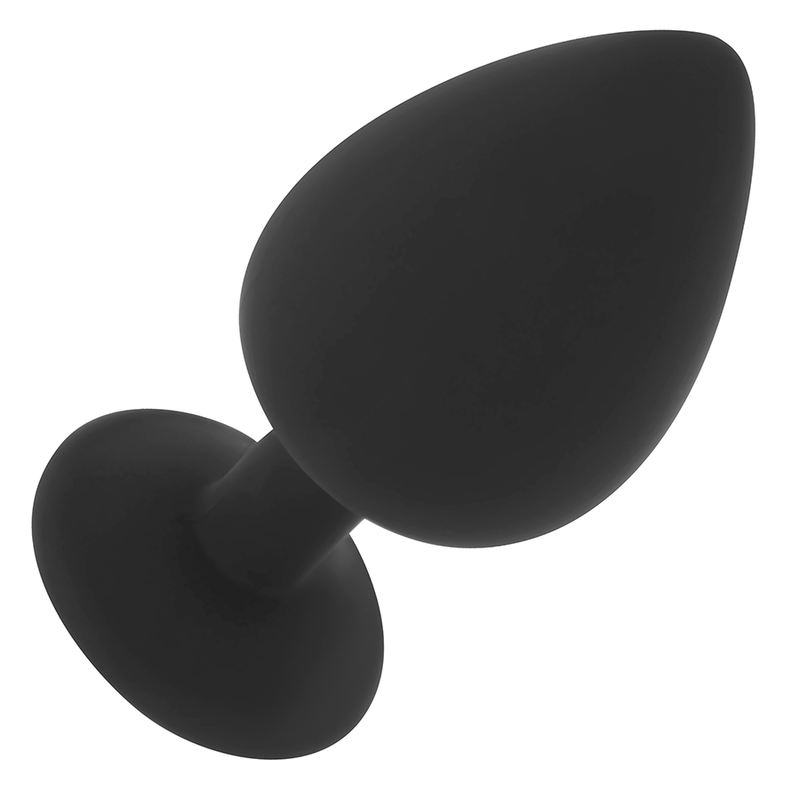 OHMAMA - PLUG ANAL DE SILICONA DIAMANTE TALLA L 9 CM