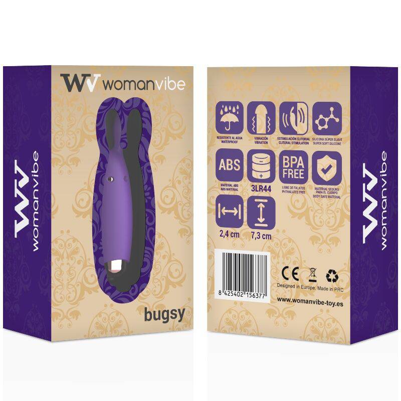 WOMANVIBE - ESTIMULADOR DE SILICONE BUGSY - Toys "n" Us