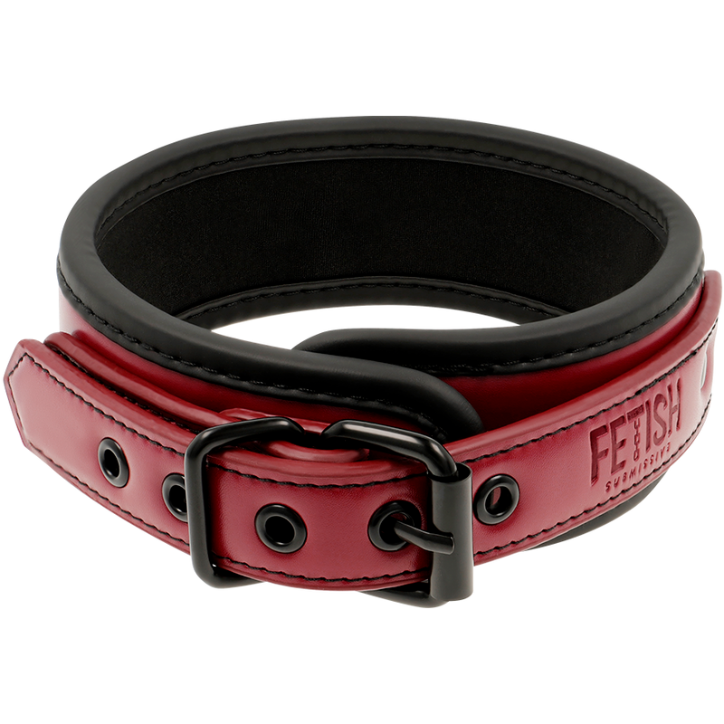 FETICHE SUBMISSIVO QUARTO ESCURO - COLAR DE CORRENTE COM FORRO DE NEOPRENE