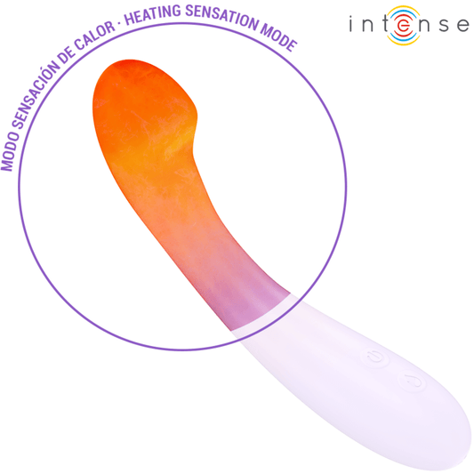 INTENSE - BECKY VIBRATOR 19 CM HEATABLE 7 VIBRATIONS PURPLE - Toys "n" Us