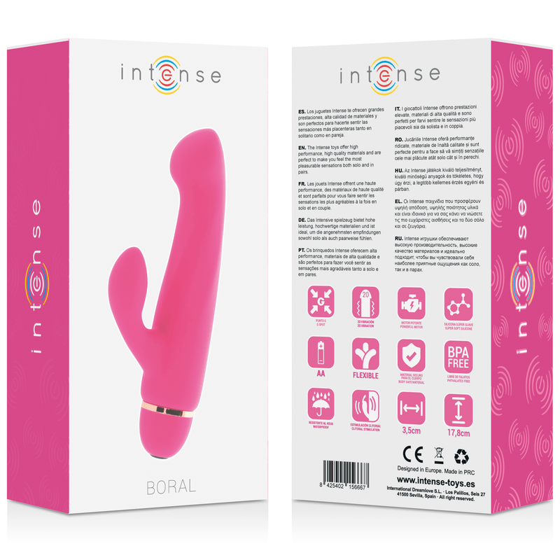 INTENSE - BORAL 20 VELOCIDADES SILICONE ROSA - Toys "n" Us