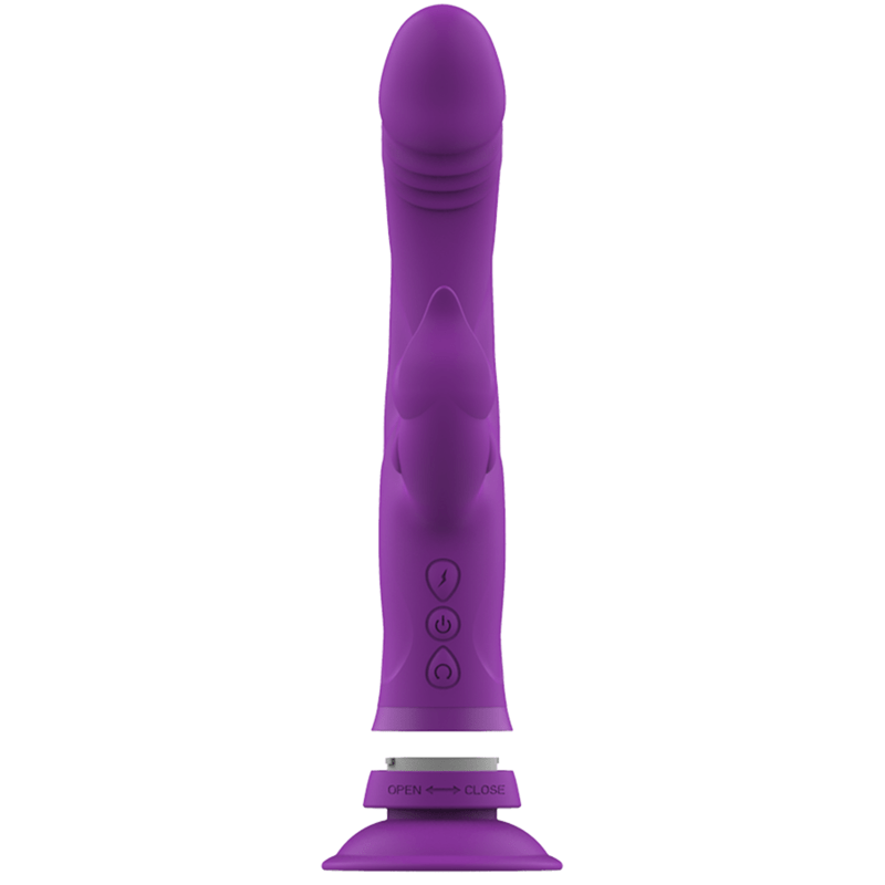 INTENSE - CASANOVA RABBIT SILICONE VIBRATOR TRIPLE MOTOR PURPLE - Toys "n" Us