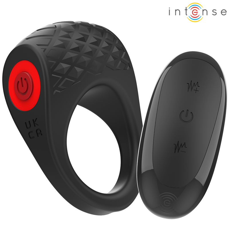 INTENSE - CLOVER VIBRATOR PENIS RING 10 VIBRATIONS BLACK - Toys "n" Us