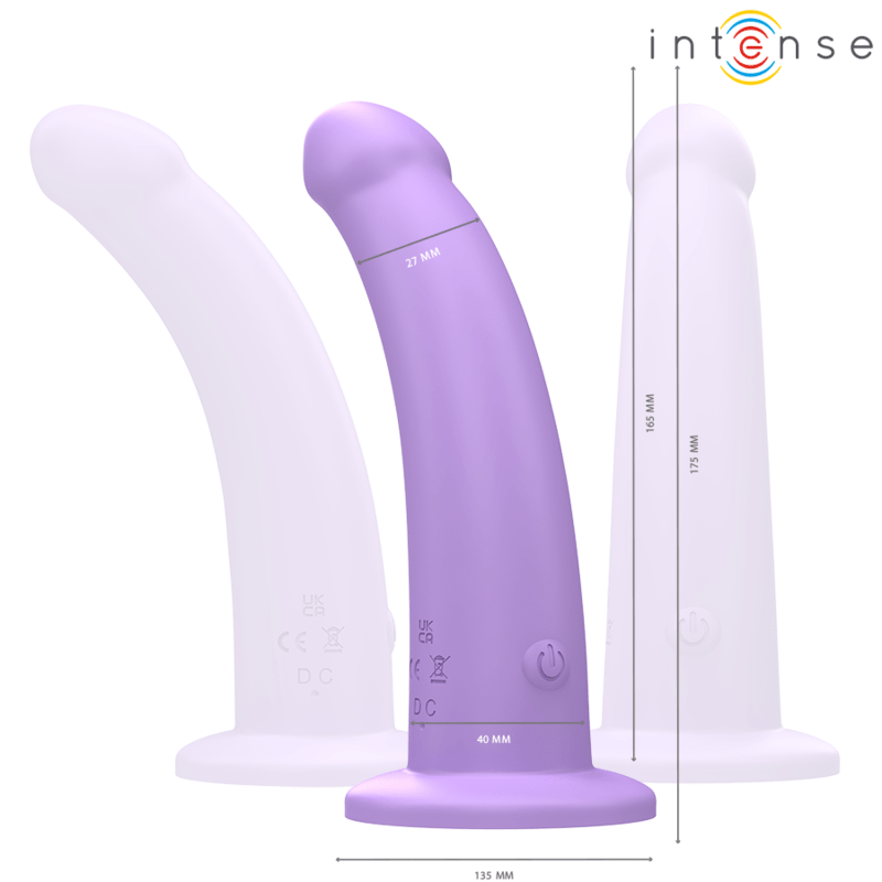 INTENSE - EDDIE VIBRATOR 17.5 CM 10 VIBRATIONS PURPLE REMOTE CONTROL - Toys "n" Us