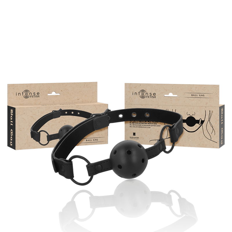 INTENSE - FETISH VEGAN LEATHER BALL GAG - Toys "n" Us