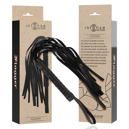 INTENSE - FETISH VEGAN LEATHER FLOGGER - Toys "n" Us
